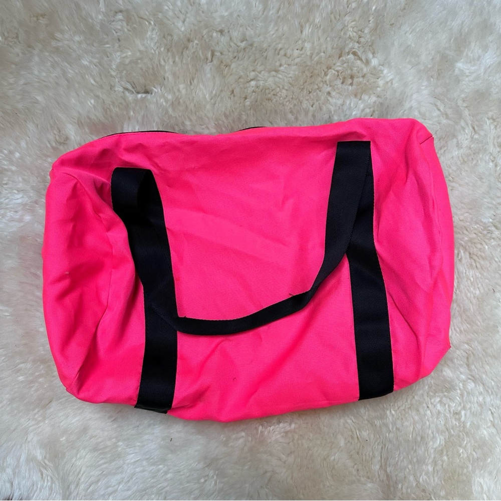 Victoria's Secret PINK Y2K Neon Pink Duffle Bag 💖 - Picture 5 of 9